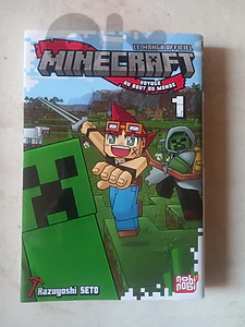 the first volume of the official Minecraft manga series