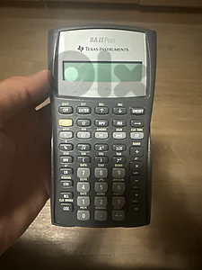 financial calculator BA II plus Texas Instruments