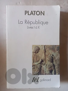 paperback edition of La République (Books I-X) by Plato