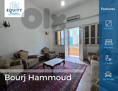 Furnished 140 SQM Apartment For Rent In Bourj Hammoud #JS460195