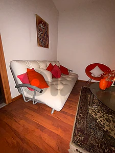 sofa bed + chair