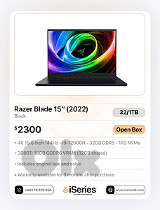 Gaming Razer blade laptop