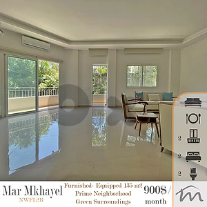 Mar Mkhayel | Charming Catch | Furnished 2 Bedroom Ap | Prime Location