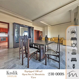 Kaslik | Prime Investment | 3 Bedrooms Apart | 3 Balconies | Sea View