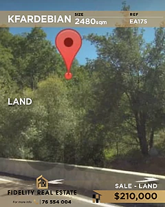 Land for sale in Kfardebian EA175 أرض للبيع في كفردبيان