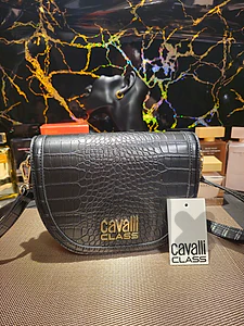 CAVALLI CLASS Livenza Women's Bag in Black Eco-Leather CCHB00562600
