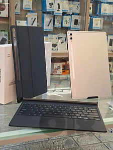 Super clean used galaxy tab s10+ SM-X580 12/256 gb with original book cover keyboard