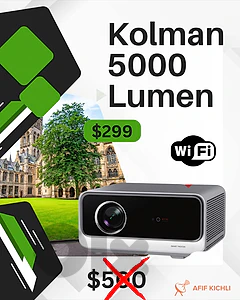 Kolman Projector 5000 Lumen Smart