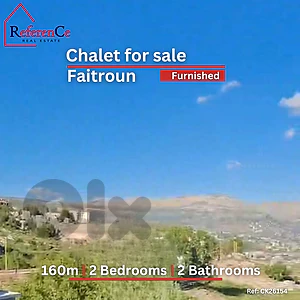 Furnished chalet in faitroun for sale شاليه مفروش فيطرون