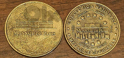 2 monnaie de Paris Tour Eiffel et arc de triomphe
