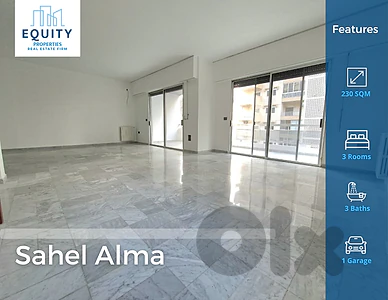 230 SQM Apartment For Rent In Sahel Alma شقة للإيجار #HS46168