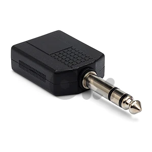 Hosa Dual adapter 1/4 in TRS to 1/4 in TRS