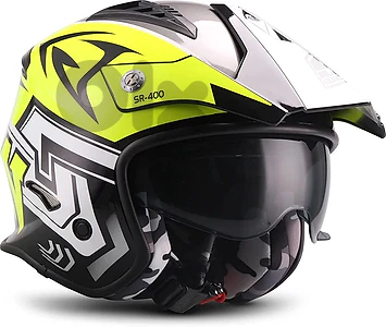 soxon sr400 moto/atv helmet