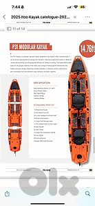 Modular kayak