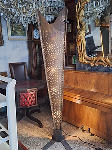 antique industrial italian floor lamp