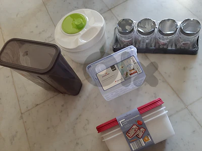 Tupperware made in Turkey شروة علب تخزين للطعام