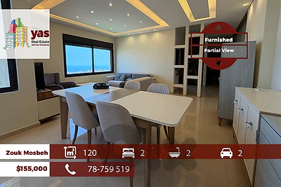 Zouk mosbeh 120m2 | Furnished | Brand New | Partial View | EH