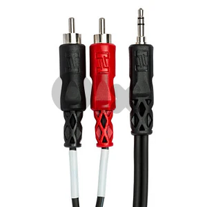 Hosa 3.5 mm TRS to Dual RCA 3m