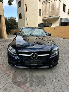Mercedes C 300 Convertible 2022 dark blue
