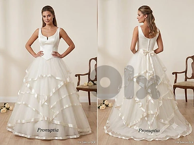 pronuptia wedding dress for sale size 40 worn once