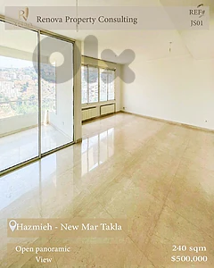 LUXURY Apartment for sale HAZMIEH شقة جديدة فاخرة في الحازمية مار تقلا