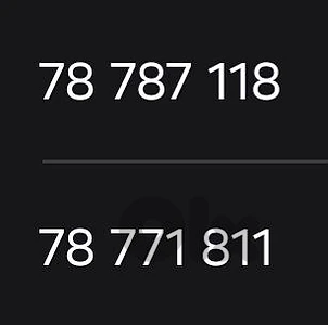 Touch numbers for sale