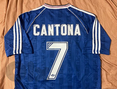 Manchester United Away kit 1992 asidas Cantona 7