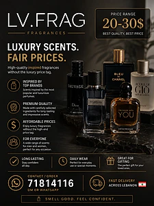 LV.FRAG – Luxury Inspired Fragrances | 20$–30$ | Delivery Available