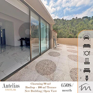 Antelias | Prime 90m² Rooftop + Huge Terrace | New Building | View