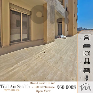 Tilal Ain Saadeh | Brand New 215m² + 150m² Terrace | Prime Investment