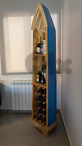 Designer Canoe Wooden Bar 220 cm x 50 cm