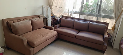 2 high end sofas