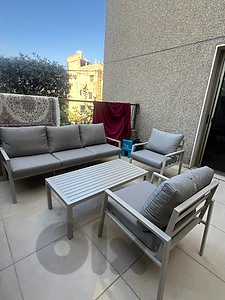 Set 1 lounge 2 chair outdoor sofa new