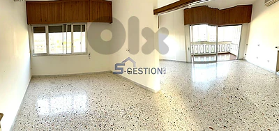 Apartment + balconies & view in Mathaf for rent /شقة في المتحف للايجار