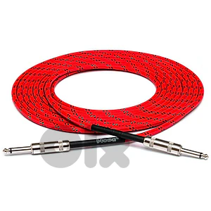 HOSA CLOTH GUITAR CABLE TS M TO SAME