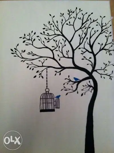 Wall drawing painting