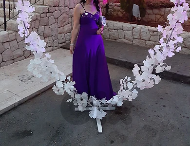 purple dress purple dress