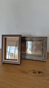 Set of 2 frames brown-grey for photos 10x15cm