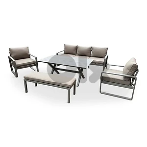 Outdoor Garden Furniture Set – 5 Pieces – Excellent Condition