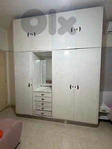Bedroom with 2 mattress and couch