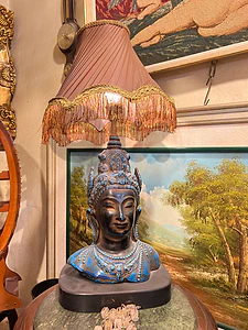 Ceramic table lamp. Zaccagnini early 20th c