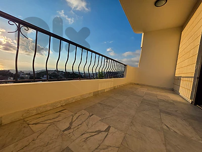 120 SQM Apartment in Qornet El Hamra, Metn with Breathtaking Sea View