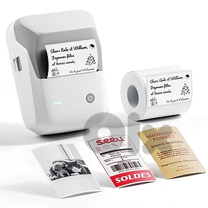 niimbot portable thermal label printer bluetooth