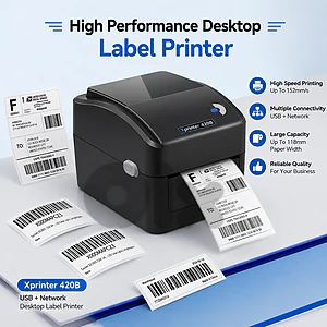 xprinter thermal label printer usb + network
