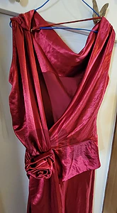 elegant red M size  dress