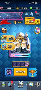 Clash royale acount 1770 trophies and this seasons pass