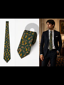 Hermès Paris 100% Silk Tie
