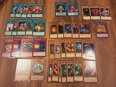 original yugioh espa roba + yami marik deck 40 cards 1st edition