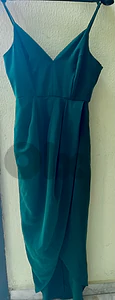 emerald green dress