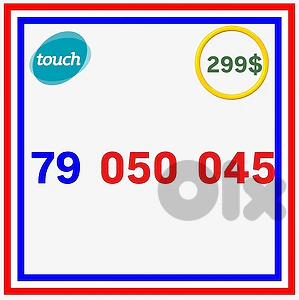 Touch prepaid Number 050 045 we deliver all lebanon
